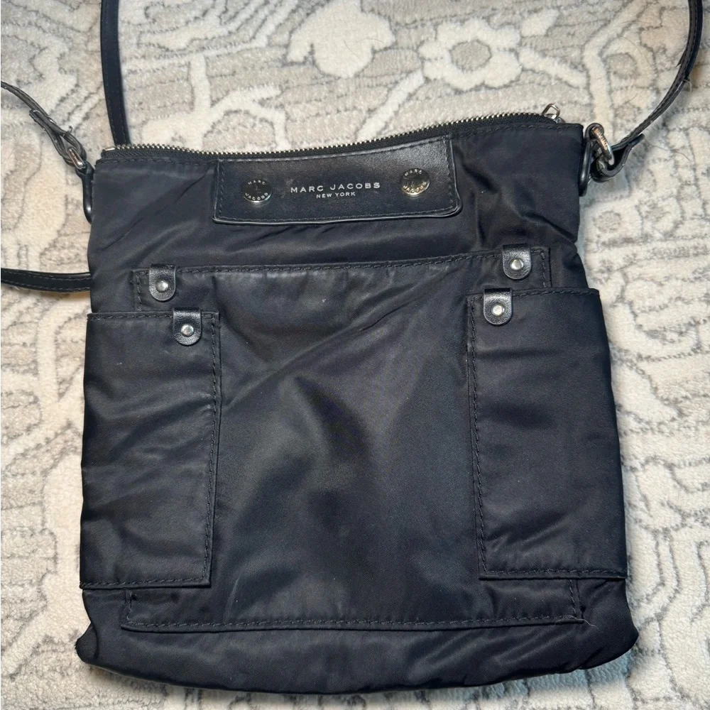 Marc By Marc Jacobs Black Nylon Crossbody purse